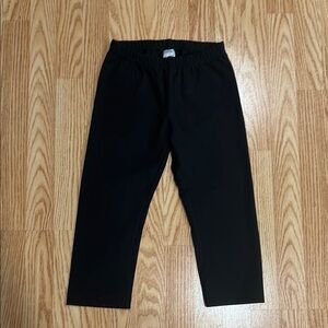 Brand New Hanna Andersson Black Capri Leggings Soft and Versatile